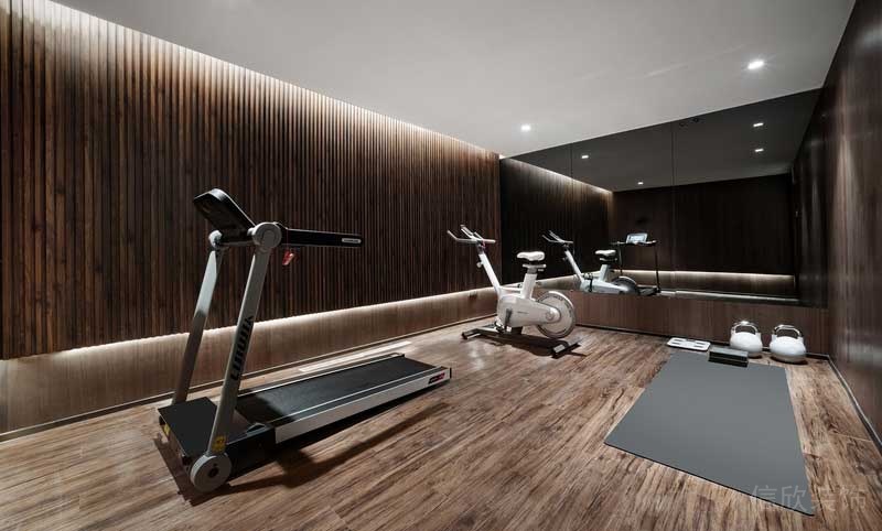 深圳南山區現代輕奢住宅新房裝修健身室 深圳南山區現代輕奢住宅新房裝修健身室