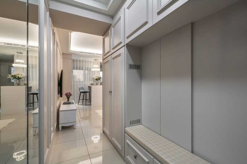 深圳鹽田區簡歐風格家居住房裝修設計玄關 深圳鹽田區簡歐風格家居住房裝修設計玄關