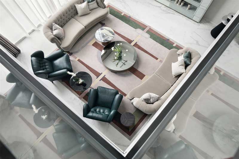 深圳南山區(qū)西麗簡約風(fēng)格別墅裝修會(huì)客廳休閑區(qū)