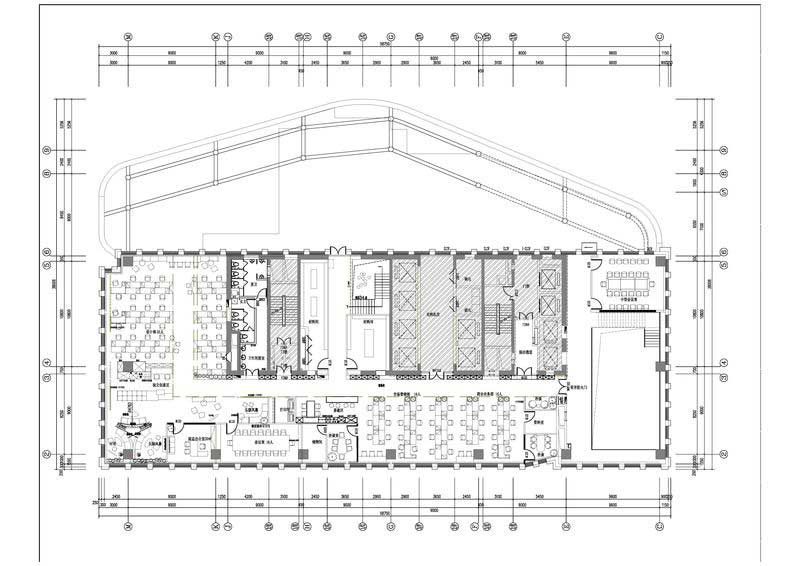寶安區簡約風格辦公室裝修設計首層平面布置圖 寶安區簡約風格辦公室裝修設計首層平面布置圖