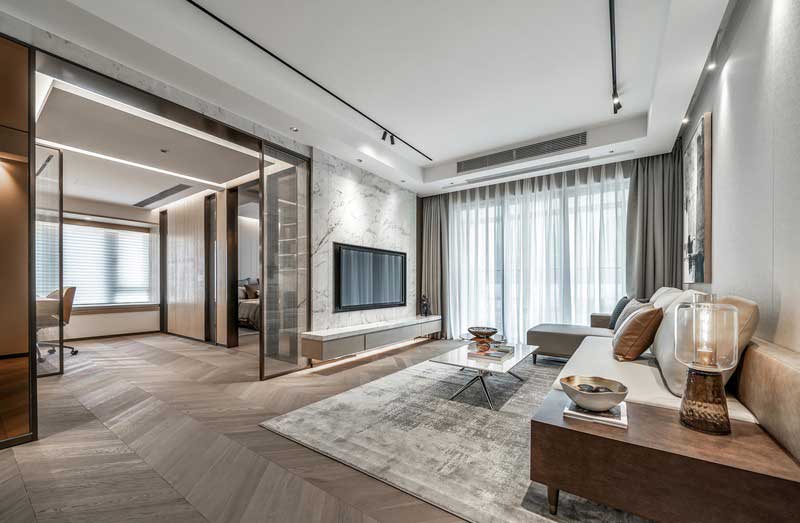 深圳龍華新區家庭新房客廳裝修 深圳龍華新區家庭新房客廳裝修