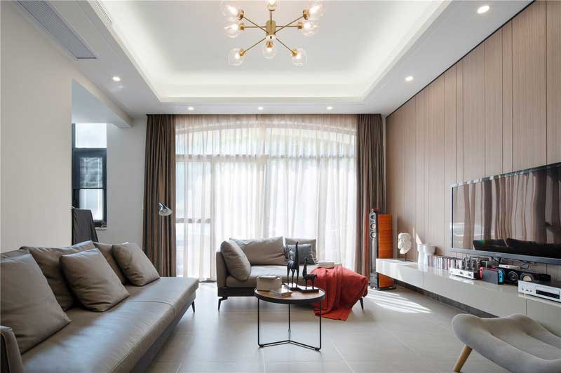 深圳南山簡約風格120平方家庭住房裝修客廳 深圳南山簡約風格120平方家庭住房裝修客廳