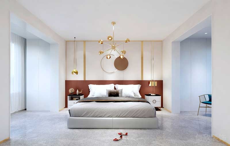 深圳福田區(qū)輕奢風格家庭三居室裝修設計主臥 深圳福田區(qū)輕奢風格家庭三居室裝修設計主臥