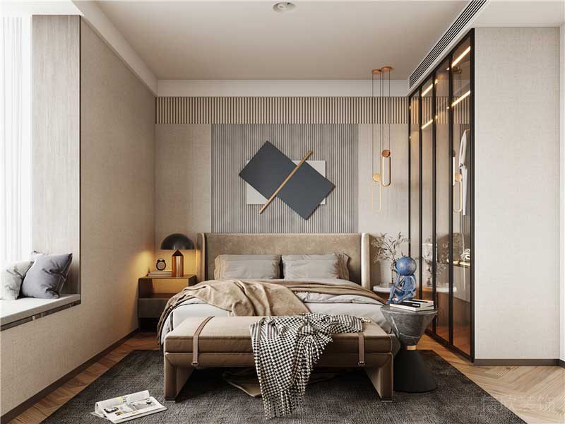 鹽田區(qū)極簡風格辦公室裝修設計總經(jīng)理休息室