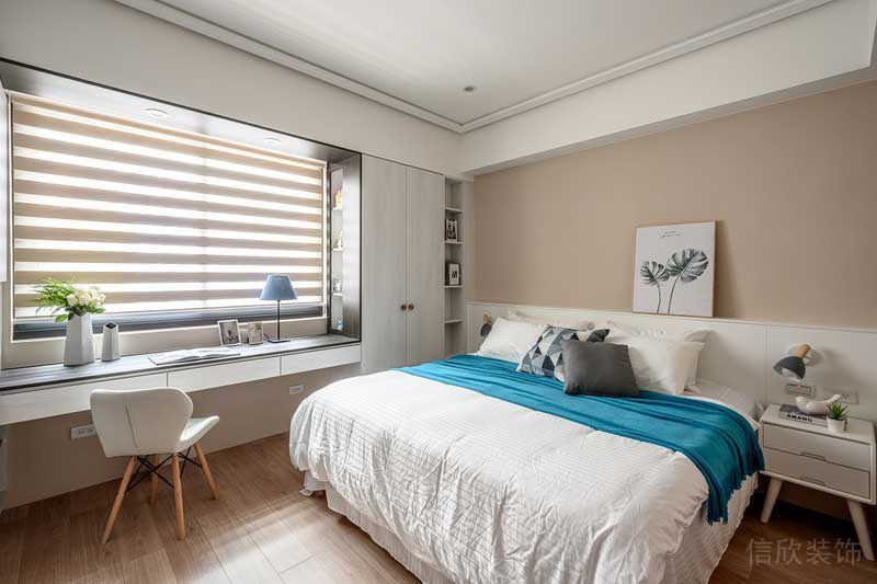 深圳鹽田區沙頭角北歐風格舊房翻新改造裝修主臥 深圳鹽田區沙頭角北歐風格舊房翻新改造裝修主臥