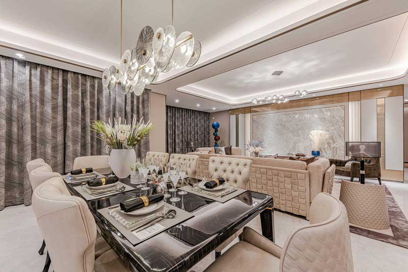 深圳龍崗區橫崗輕奢風格新房裝修工程餐桌餐椅 深圳龍崗區橫崗輕奢風格新房裝修工程餐桌餐椅