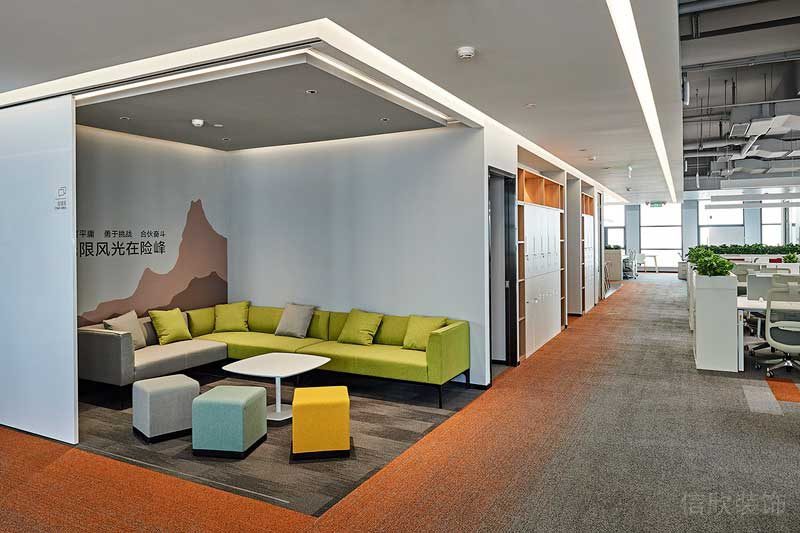 寶安區簡約風格辦公室裝修設計開放式洽談區 寶安區簡約風格辦公室裝修設計開放式洽談區