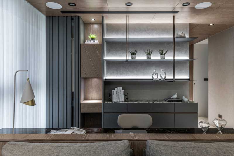 深圳福田區現代風格家庭新房裝修工程案例裝飾展示柜 深圳福田區現代風格家庭新房裝修工程案例裝飾展示柜