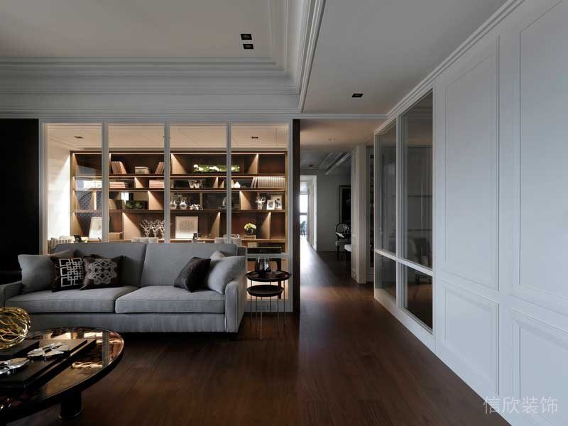 深圳寶安區西鄉簡歐風格家裝新房裝修設計客廳 深圳寶安區西鄉簡歐風格家裝新房裝修設計客廳