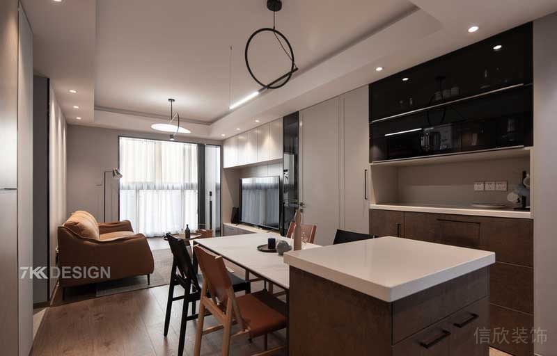 深圳福田區現代風格小戶型精裝修客餐廳 深圳福田區現代風格小戶型精裝修客餐廳