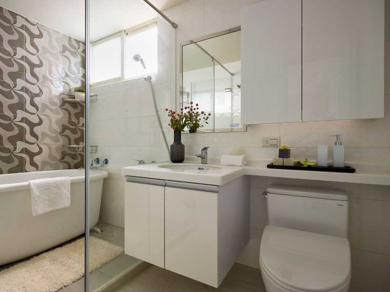 深圳鹽田區北歐風格家居住宅裝修設計效果圖主衛 深圳鹽田區北歐風格家居住宅裝修設計效果圖主衛