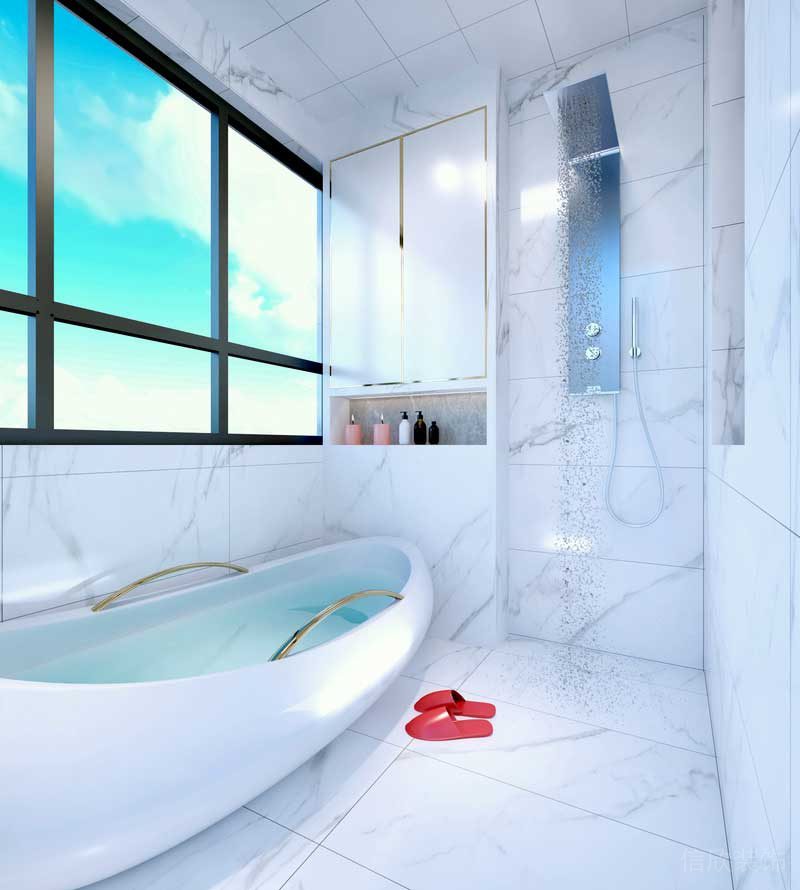 深圳福田區(qū)輕奢風格家庭三居室裝修設計衛(wèi)生間洗浴區(qū) 深圳福田區(qū)輕奢風格家庭三居室裝修設計衛(wèi)生間洗浴區(qū)