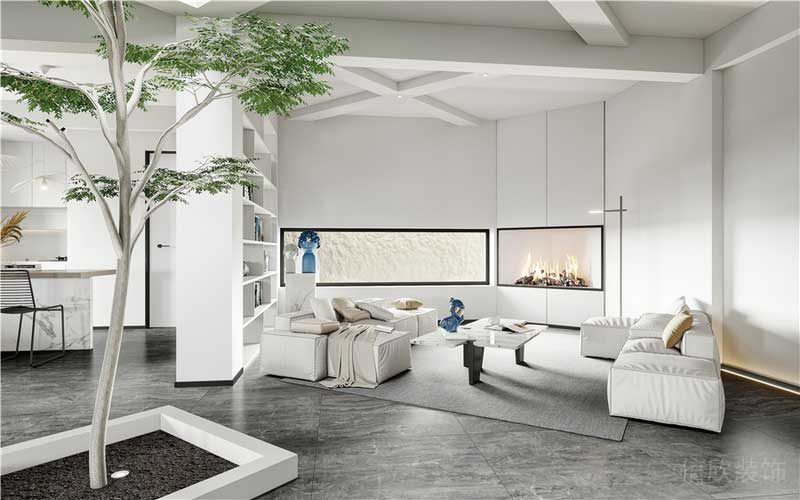 鹽田區極簡風格辦公室裝修設計綠植裝飾景觀 鹽田區極簡風格辦公室裝修設計綠植裝飾景觀