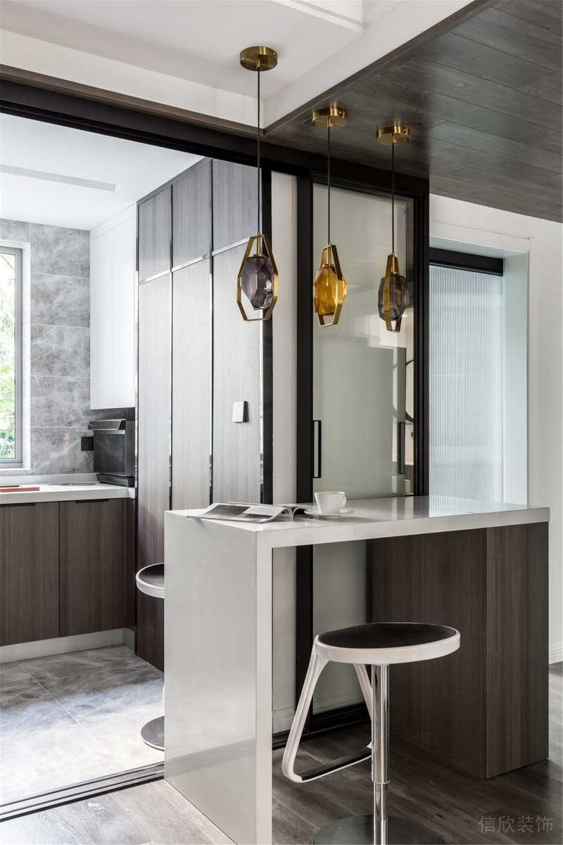 深圳羅湖區簡約風小戶型裝修工程施工吧臺 深圳羅湖區簡約風小戶型裝修工程施工吧臺