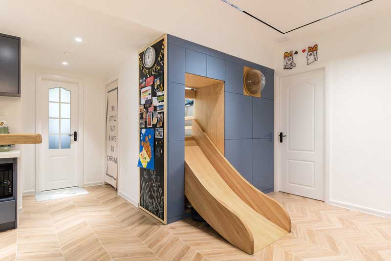 深圳鹽田區三房小戶型家裝裝修小孩游樂園