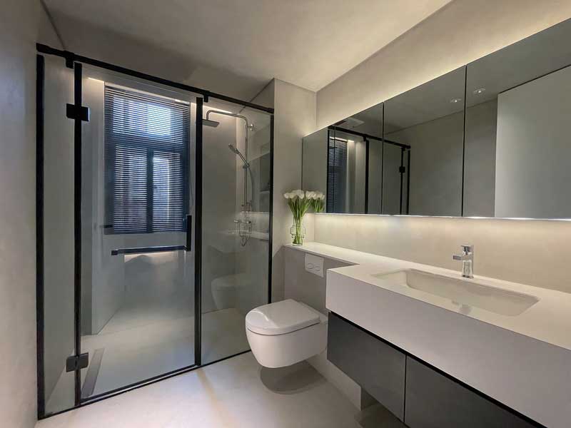 深圳福田區簡約風格100平方家庭住宅裝修工程案例衛生間 深圳福田區簡約風格100平方家庭住宅裝修工程案例衛生間