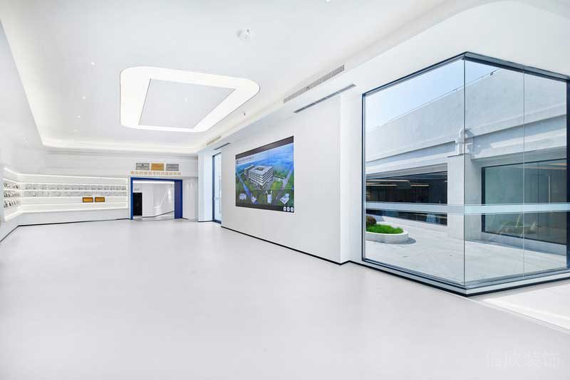 深圳龍華現代風格大型辦公室裝修設計天花吊頂 深圳龍華現代風格大型辦公室裝修設計天花吊頂