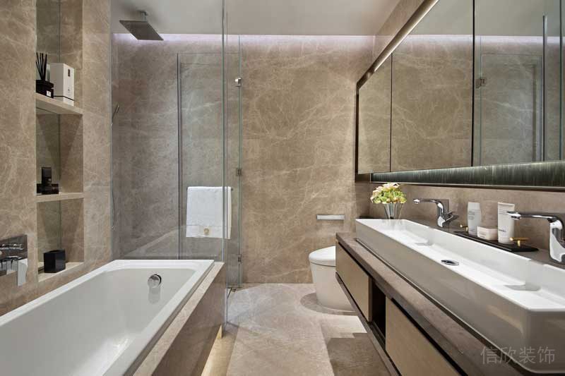 深圳龍崗區(qū)現(xiàn)代風(fēng)高檔家庭裝修工程案例主衛(wèi) 深圳龍崗區(qū)現(xiàn)代風(fēng)高檔家庭裝修工程案例主衛(wèi)