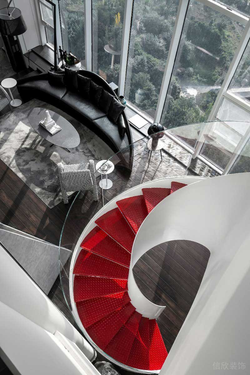 深圳南山南頭辦公室裝修設計案例樓梯 深圳南山南頭辦公室裝修設計案例樓梯