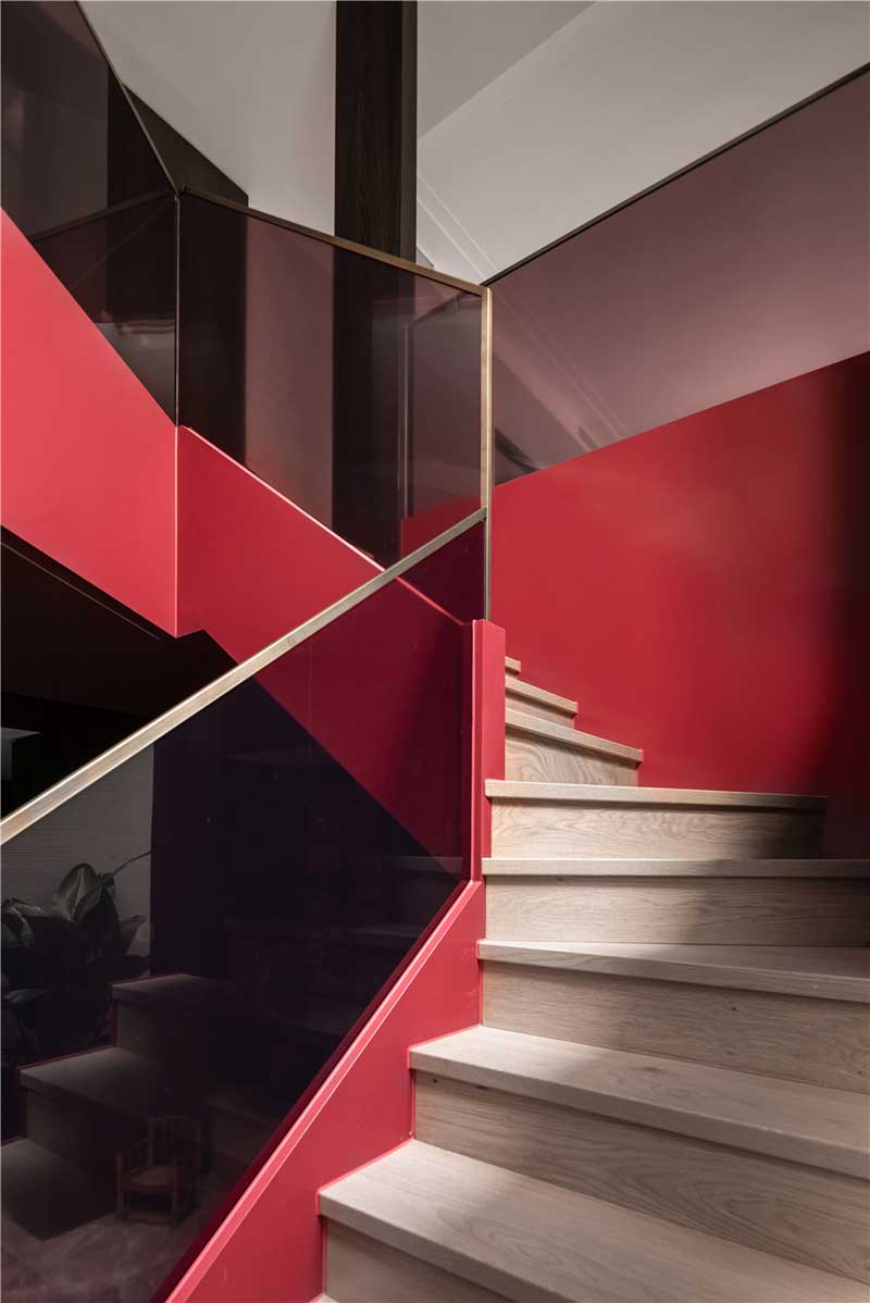 深圳寶安新中式田園風(fēng)別墅裝修樓梯 深圳寶安新中式田園風(fēng)別墅裝修樓梯