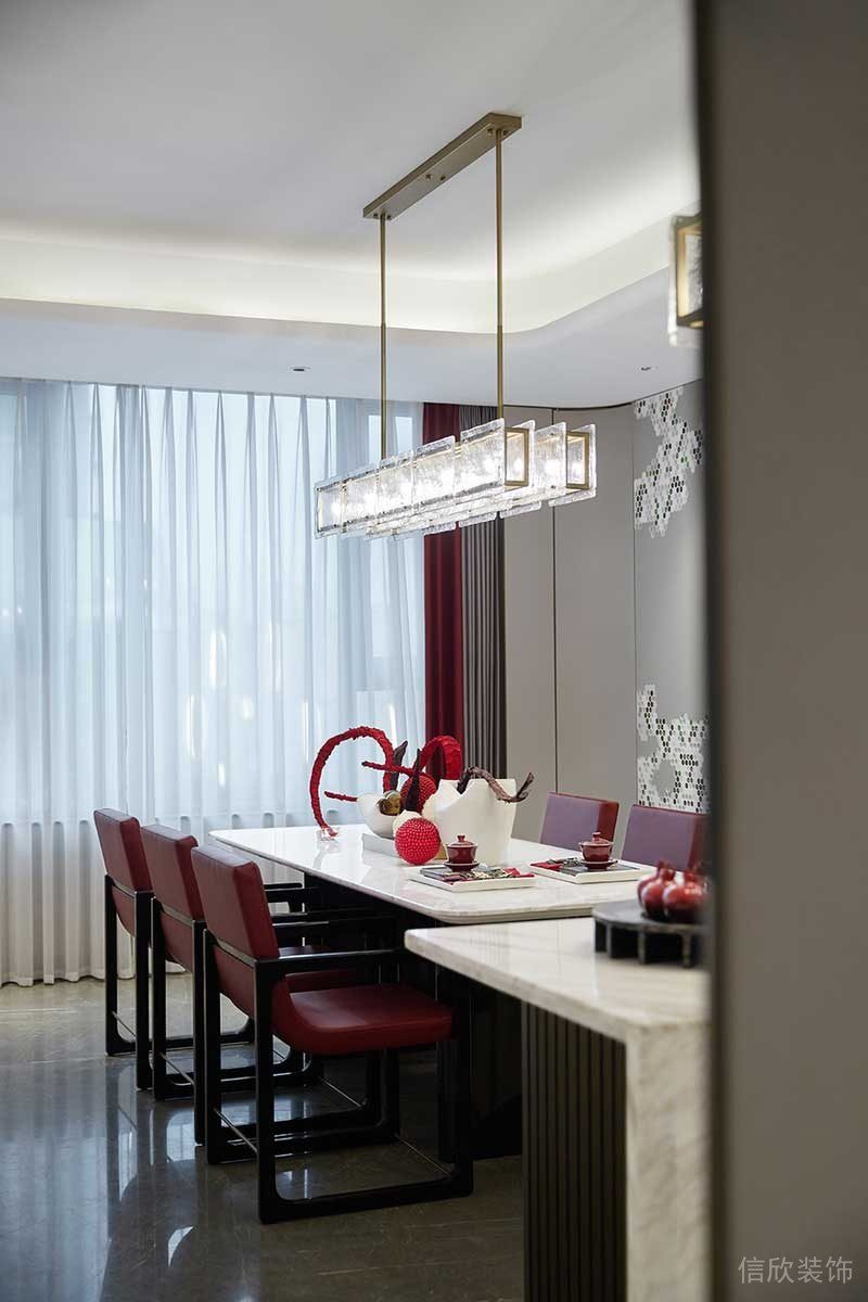 深圳寶安區西鄉新中式新房設計裝修案例餐廳 深圳寶安區西鄉新中式新房設計裝修案例餐廳