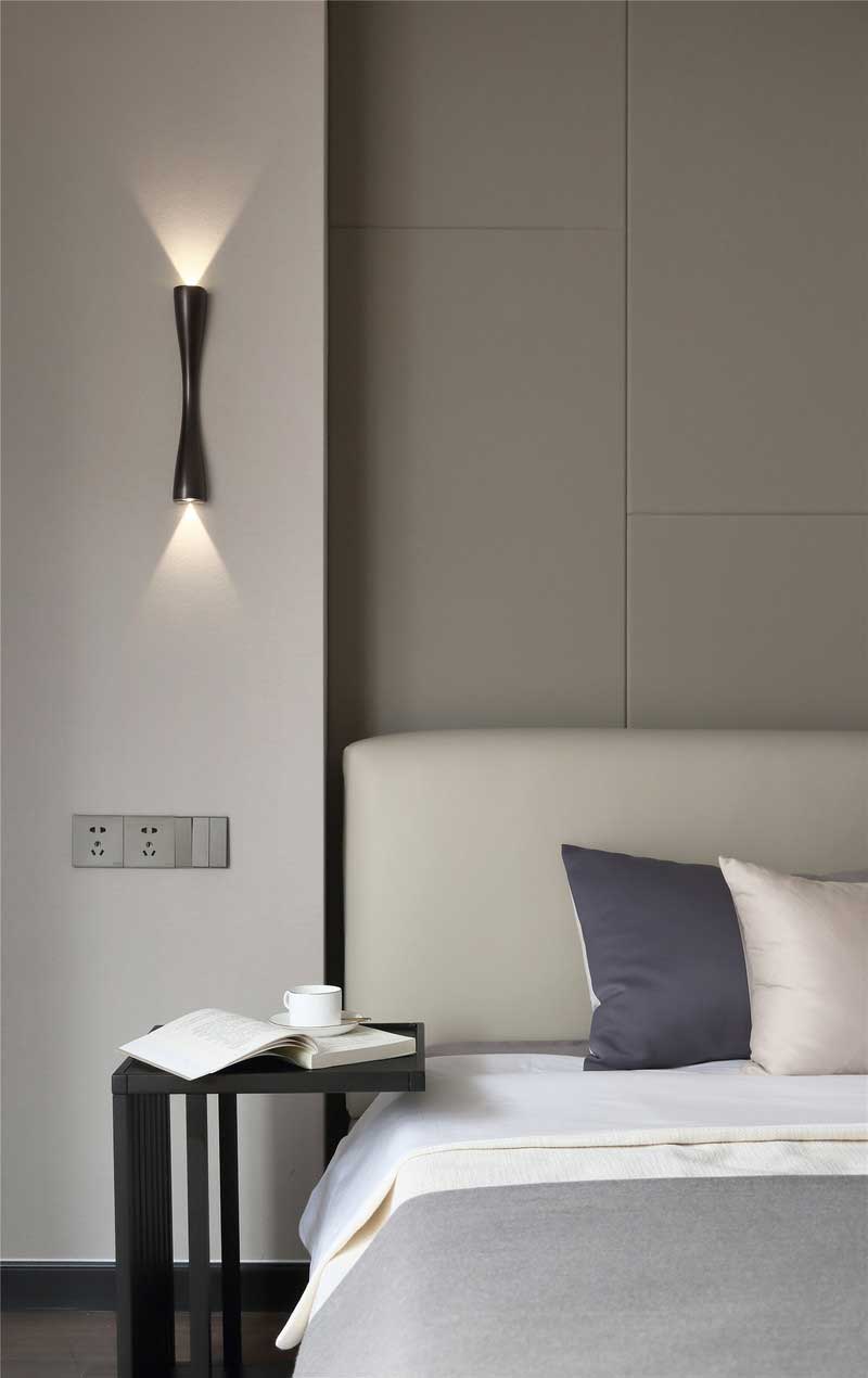 深圳寶安區現代簡約風格灰色調家庭裝修圖片主臥燈具 深圳寶安區現代簡約風格灰色調家庭裝修圖片主臥燈具