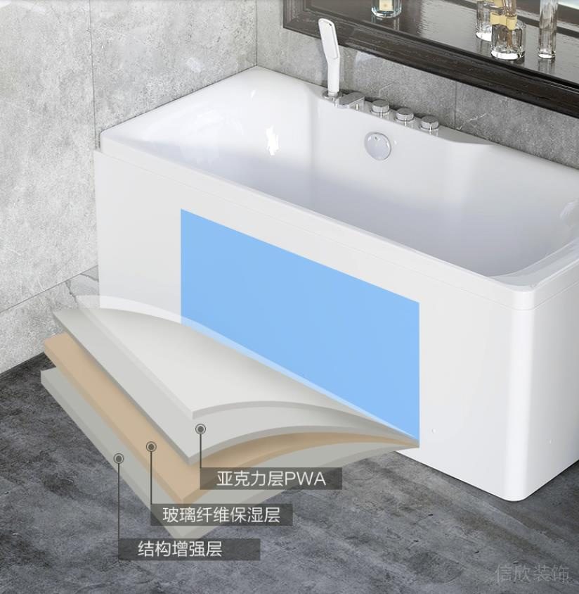 九牧浴缸細節展示2