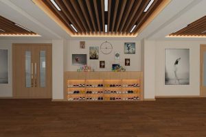 深圳福田區(qū)舞蹈培訓部裝修設計鞋柜