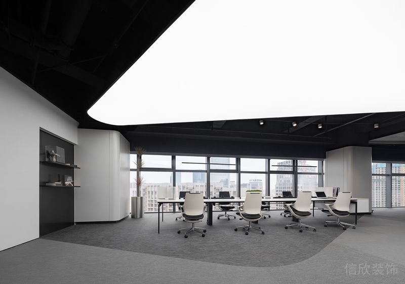 深圳福田卓越城現(xiàn)代風(fēng)格辦公室裝修設(shè)計軟裝 深圳福田卓越城現(xiàn)代風(fēng)格辦公室裝修設(shè)計軟裝