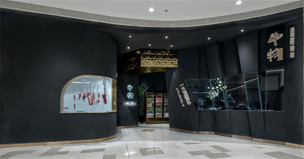 深圳鹽田后現代黑灰色系餐飲店裝修設計外立面門頭形象 深圳鹽田后現代黑灰色系餐飲店裝修設計外立面門頭形象