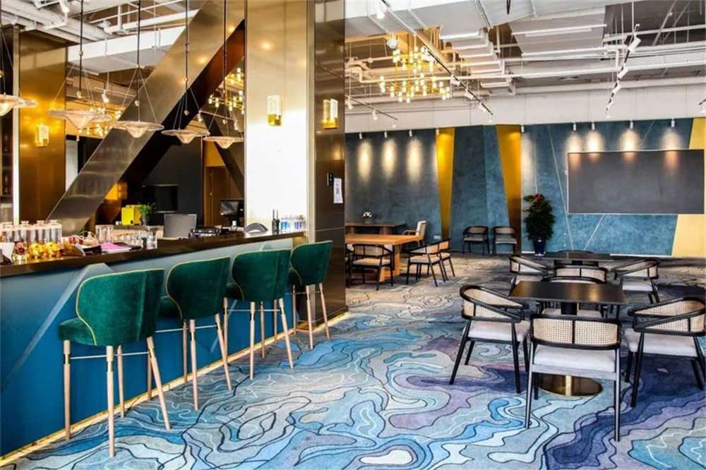 深圳龍崗藍調輕奢風格酒吧裝修設計吧臺 深圳龍崗藍調輕奢風格酒吧裝修設計吧臺