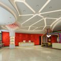 天花線條直線設(shè)計(jì)水吧臺(tái)茶室墻體設(shè)計(jì)辦公室大廳培訓(xùn)教育機(jī)構(gòu)