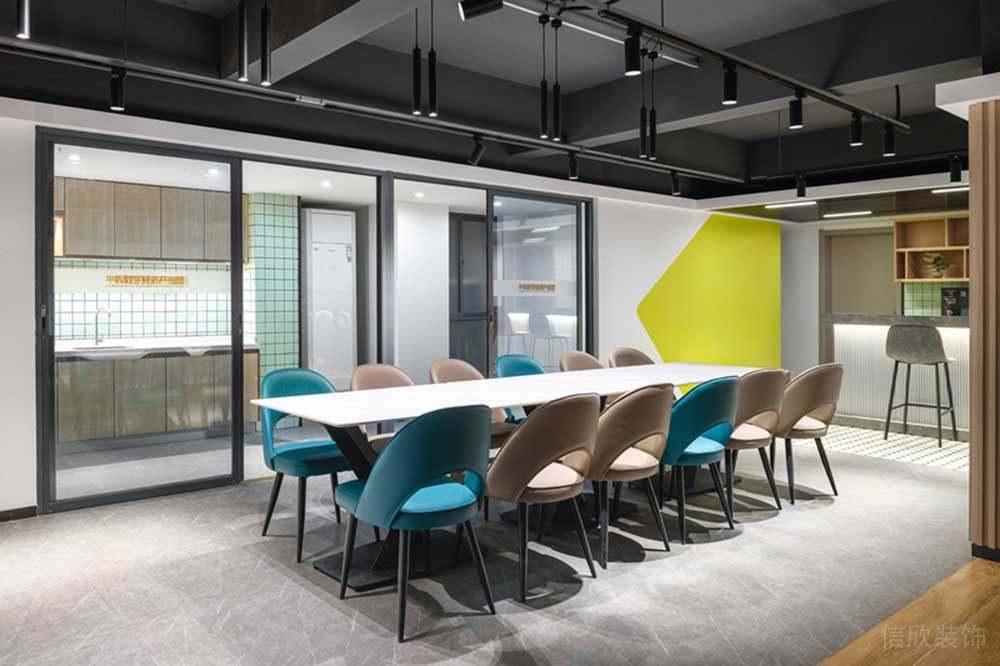 深圳羅湖區華潤大廈現代簡約風格辦公室設計案例用餐區 深圳羅湖區華潤大廈現代簡約風格辦公室設計案例用餐區