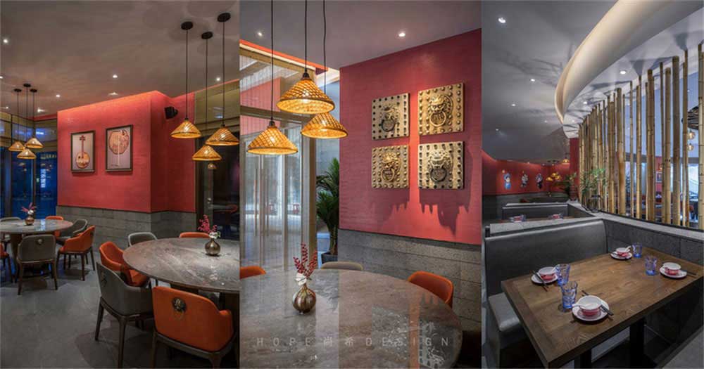深圳鹽田混搭風美食廣場裝修設計燈光效果 深圳鹽田混搭風美食廣場裝修設計燈光效果