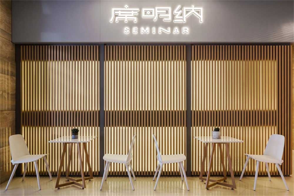 深圳羅湖簡約北歐風(fēng)餐飲店裝修設(shè)計(jì)家具組合