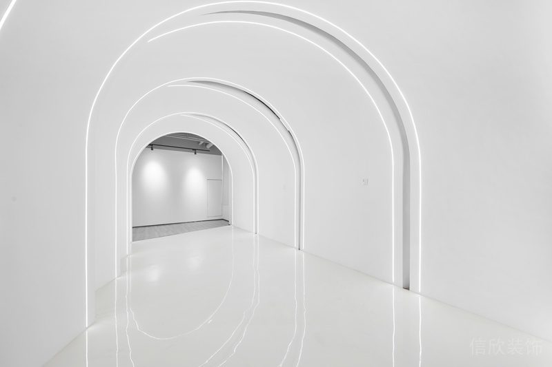 寶安區朗峻廣場現代簡約風格辦公室裝修設計藝術走廊 寶安區朗峻廣場現代簡約風格辦公室裝修設計藝術走廊