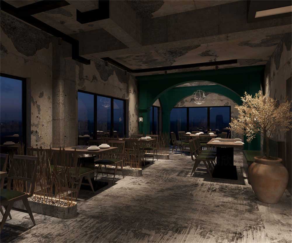深圳龍華后現代工業混搭式異域風情餐廳裝修設計軟裝陳設 深圳龍華后現代工業混搭式異域風情餐廳裝修設計軟裝陳設