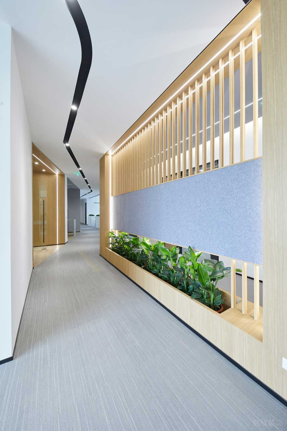 深圳市龍華區鴻榮源天俊現代簡約風格辦公室裝修過道 深圳市龍華區鴻榮源天俊現代簡約風格辦公室裝修過道