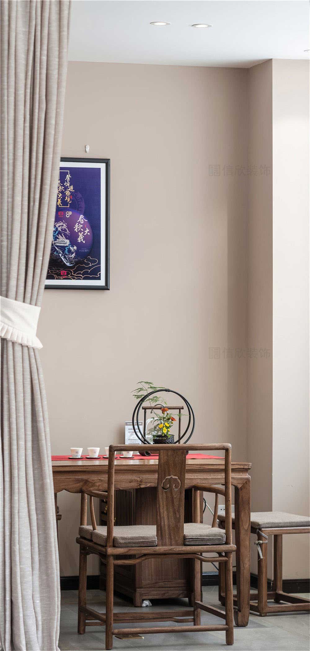 深圳龍崗新中式茶館裝修設計接待包間 深圳龍崗新中式茶館裝修設計接待包間