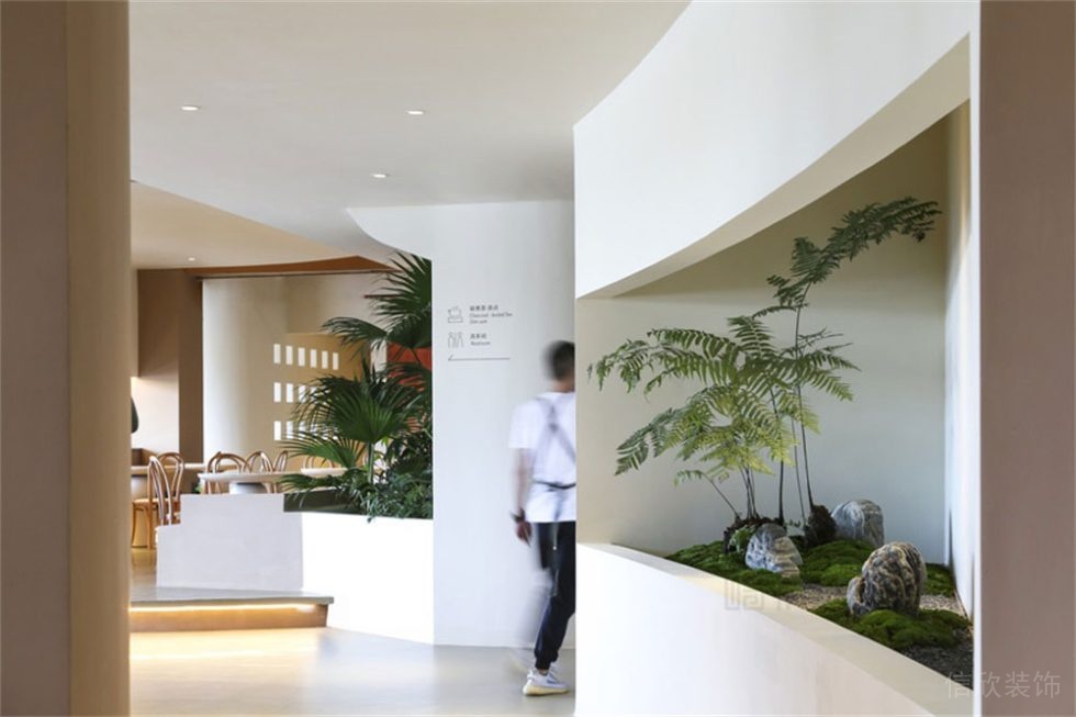 深圳簡(jiǎn)約風(fēng)格素食館裝修設(shè)計(jì)綠植裝飾 深圳簡(jiǎn)約風(fēng)格素食館裝修設(shè)計(jì)綠植裝飾
