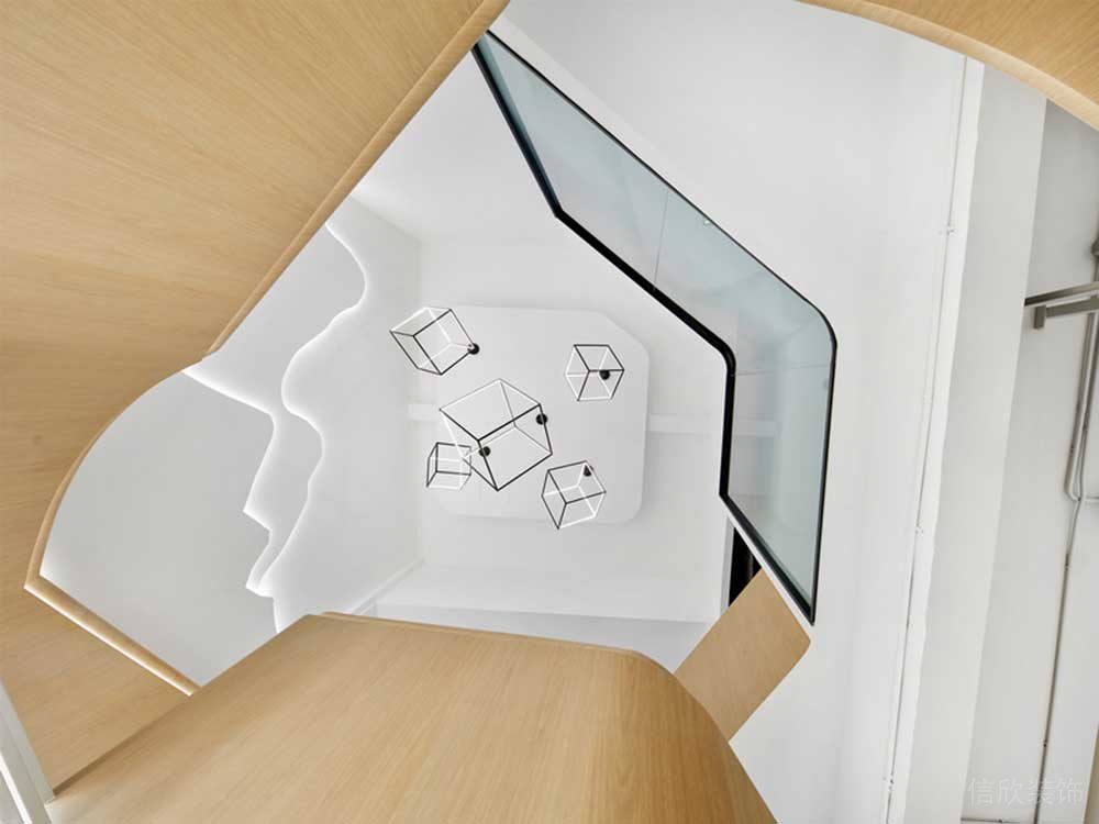 寶安區朗峻廣場現代簡約風格辦公室裝修設計藝術吊燈 寶安區朗峻廣場現代簡約風格辦公室裝修設計藝術吊燈