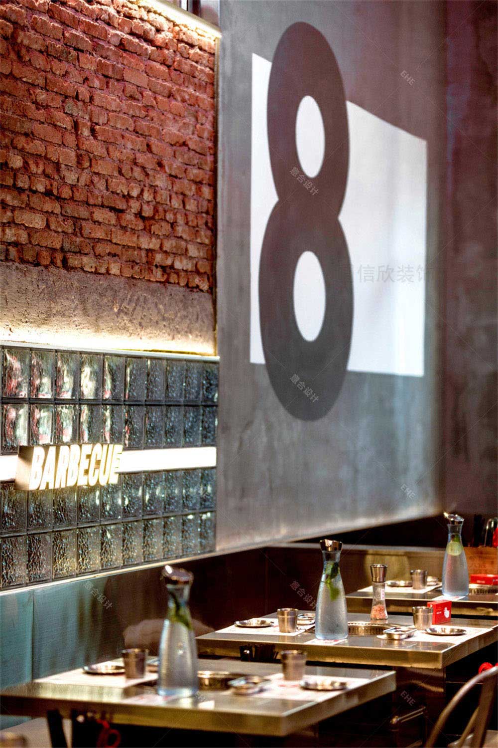 工業(yè)風(fēng)烤肉店餐飲裝修設(shè)計實(shí)景案例軟裝陳設(shè) 工業(yè)風(fēng)烤肉店餐飲裝修設(shè)計實(shí)景案例軟裝陳設(shè)