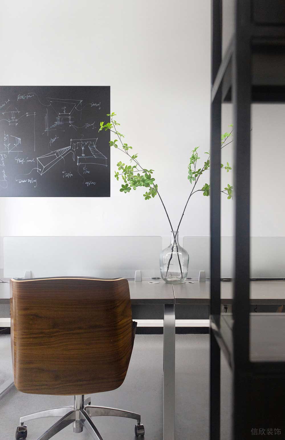 深圳寶安萬科星宸大廈簡約風格辦公室裝修原木色辦公椅 深圳寶安萬科星宸大廈簡約風格辦公室裝修原木色辦公椅