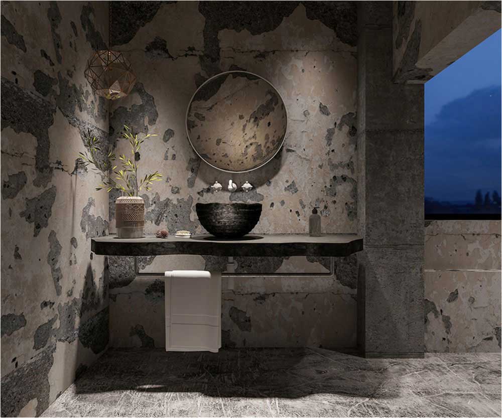 深圳龍華后現代工業混搭式異域風情餐廳裝修設計洗手臺 深圳龍華后現代工業混搭式異域風情餐廳裝修設計洗手臺