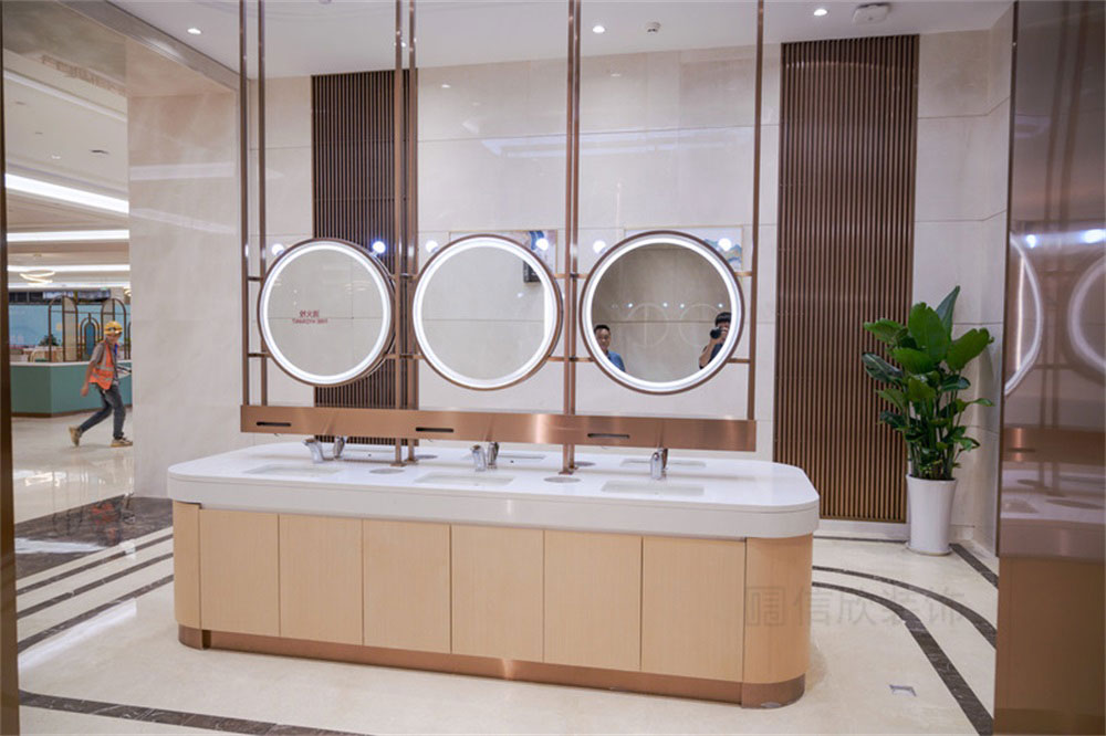 深圳龍華公司輕奢風(fēng)員工餐廳裝修設(shè)計(jì)衛(wèi)生間 深圳龍華公司輕奢風(fēng)員工餐廳裝修設(shè)計(jì)衛(wèi)生間