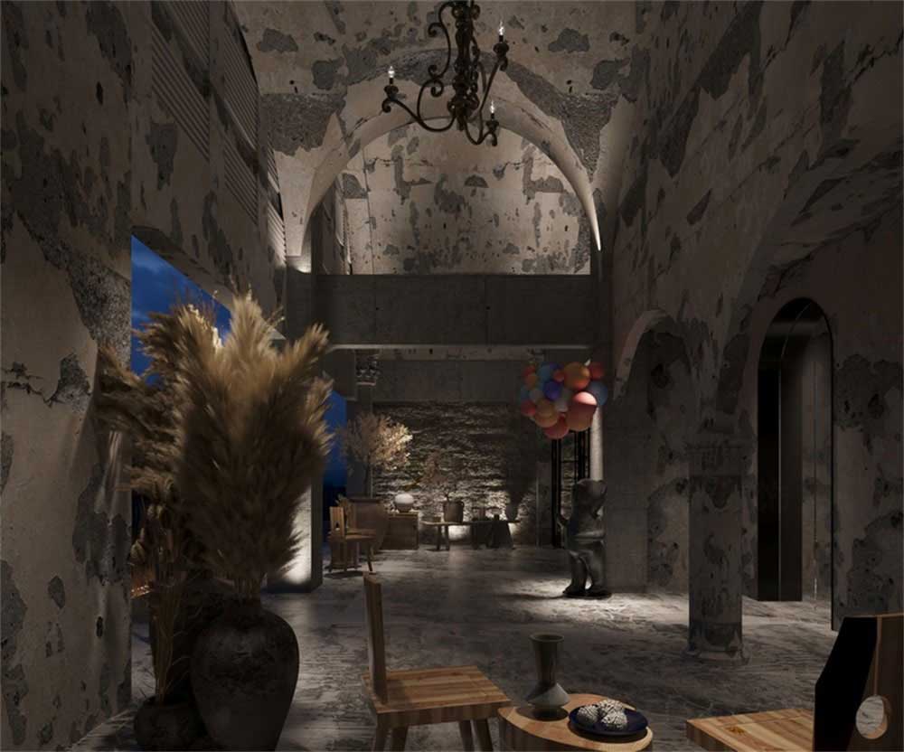 深圳龍華后現代工業混搭式異域風情餐廳裝修設計接待大廳 深圳龍華后現代工業混搭式異域風情餐廳裝修設計接待大廳