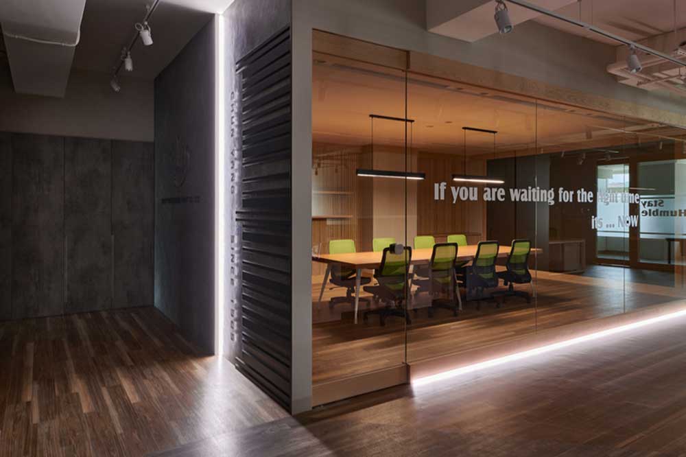深圳光明區招商智慧城簡約北歐風辦公室裝修木地板 深圳光明區招商智慧城簡約北歐風辦公室裝修木地板