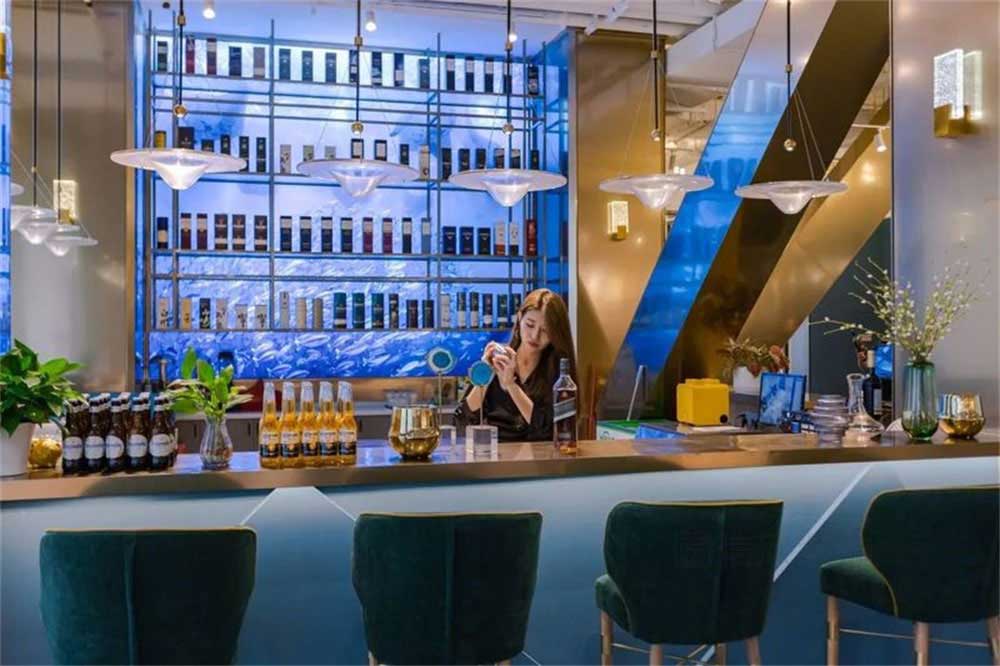 深圳龍崗藍調輕奢風格酒吧裝修設計工藝細節 深圳龍崗藍調輕奢風格酒吧裝修設計工藝細節