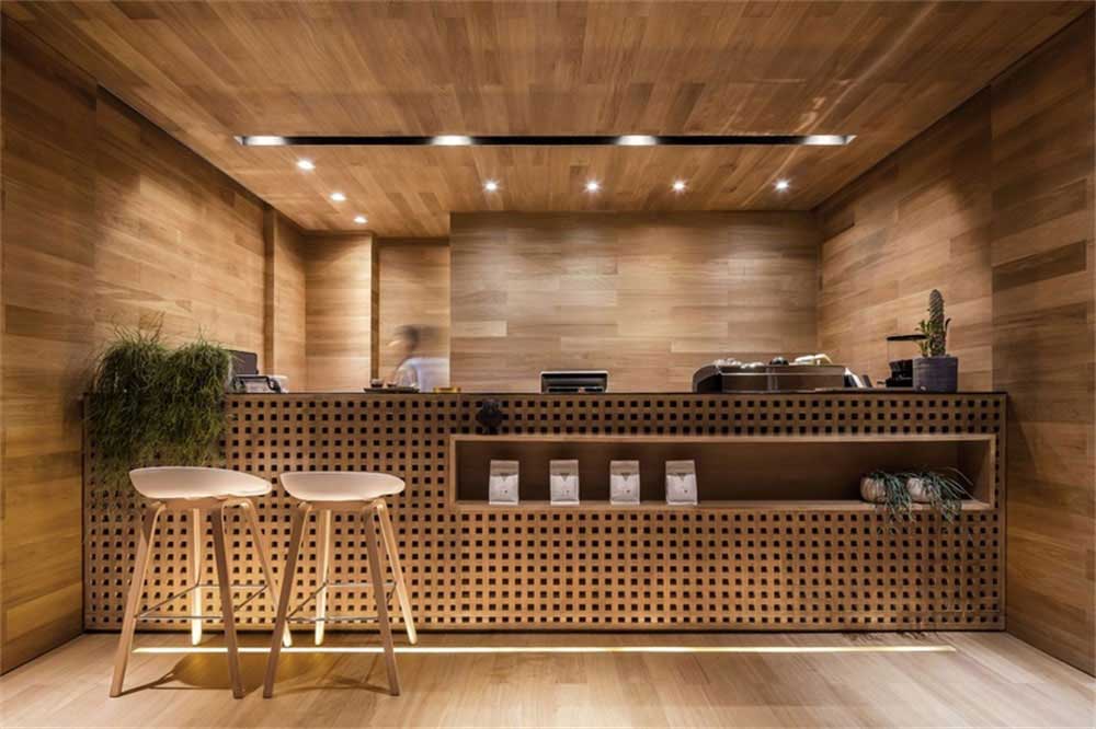 深圳羅湖簡約北歐風(fēng)餐飲店裝修設(shè)計(jì)燈光效果