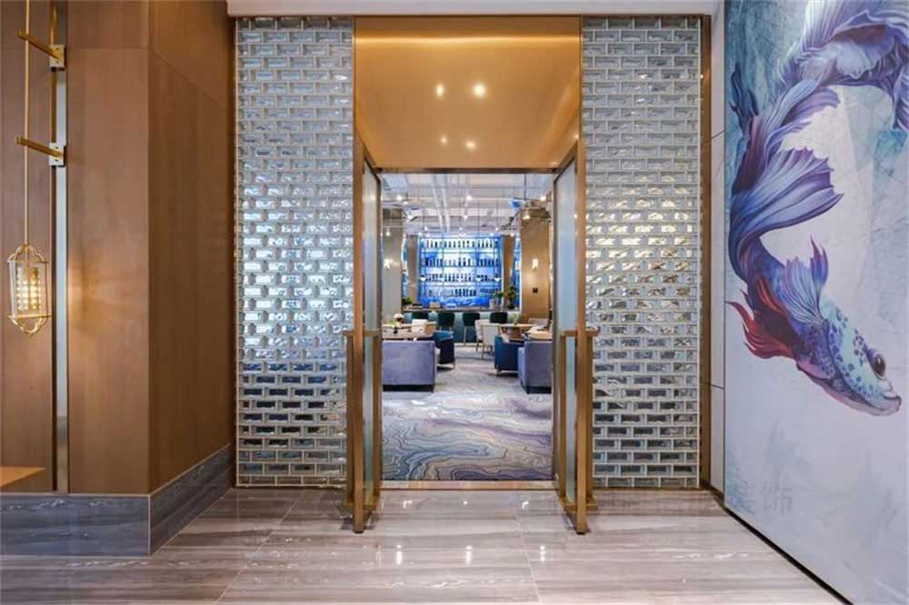 深圳龍崗藍調輕奢風格酒吧裝修設計貴賓包房門廳 深圳龍崗藍調輕奢風格酒吧裝修設計貴賓包房門廳